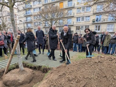 Tous les représentants des cultes, dont bien sûr la communauté juive, étaient présents. - Célia Caradec