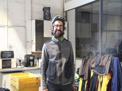 Yorick Maguin est cyclologisticien depuis deux ans et demi. - Elvire Alix