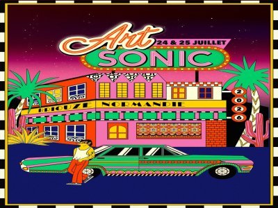 L'affiche du festival a une nouvelle fois été réalisée par l'artiste Petrouchkaka. - Art Sonic