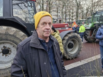 Sylvain de Bosschere est le pr&eacute;sident de la Coordination rurale de Seine-Maritime. - Pierre Durand-Gratian