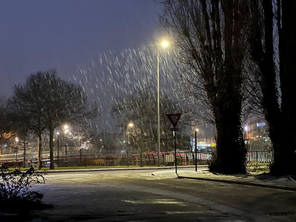 Il neigeait fort ce matin &agrave; Saint-L&ocirc;&nbsp;!