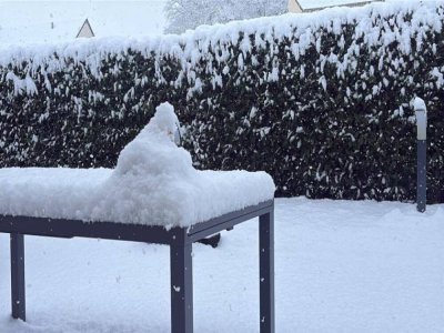 Les premiers bonhommes de neige ont vu le jour. - Edwige Dubost &agrave; Culey-le-Patry