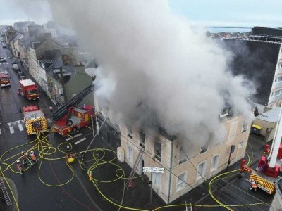 Incendie rue de la Paix, cherbourg - Sapeurs-pompiers de la Manche