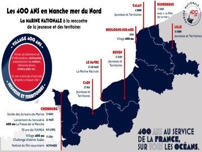 L'anniversaire des 400 ans de la Marine nationale sera f&ecirc;t&eacute;s sur tout le territoire normand. - Pr&eacute;fecture maritime