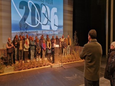 Plus d'une centaine de personnes sont venues &agrave; la c&eacute;r&eacute;monie de v&oelig;ux. - Julien Rojo