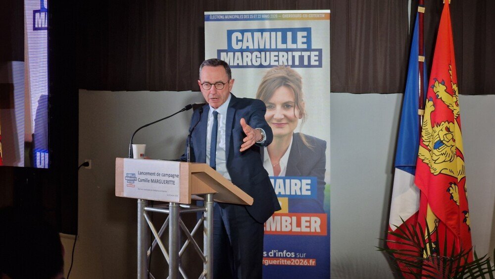 Bruno Retailleau a abord&eacute; la question s&eacute;curitaire, en comparant la trajectoire de Nantes &agrave; celle de Cherbourg.