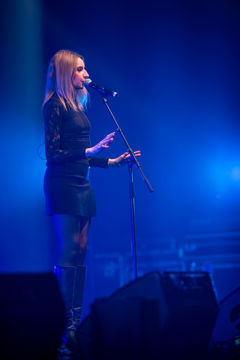 La chanteuse Philippine Lavrey originaire du Havre s'est aussi produite sur sc&egrave;ne.&nbsp;