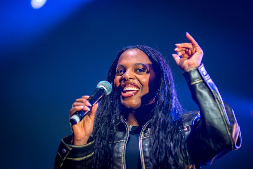 La chanteuse Mentissa a fait danser le public.