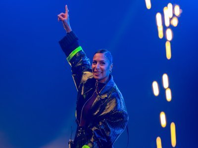 Les spectateurs du Tendance Live, vendredi 23 janvier, ont eu la chance de voir Zaho sur sc&egrave;ne. - Jade Almolda