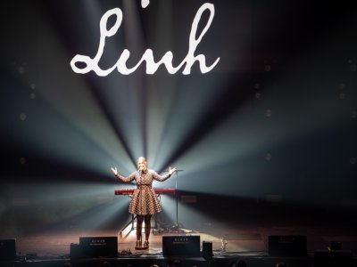 La chanteuse Linh a chant&eacute; sur la sc&egrave;ne du Tendance Live Anova d'Alen&ccedil;on. - Anthony Almolda