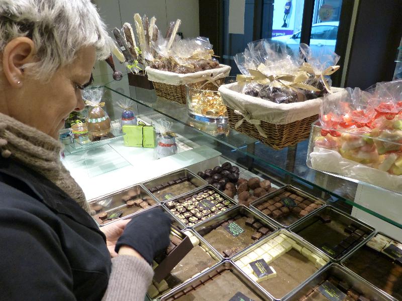Le chocolatier Hautot, originaire de Fécamp s'est installé à Rouen non loin de l'hôtel Bourgtheroulde - Anne Letouzé