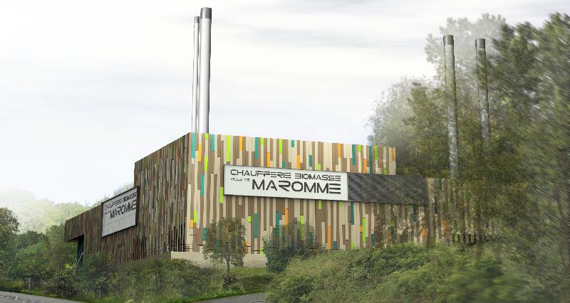 La chaufferie bois de Maromme sera raccordée très prochainement à des milliers de logements.