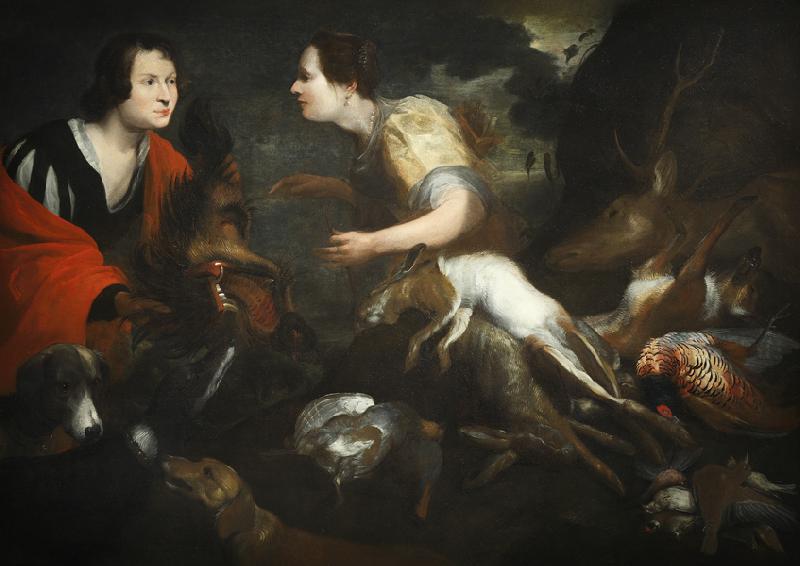 Méléagre présente à Atalante la hure du sanglier de Calydon, attribué à Anton Van Dyck