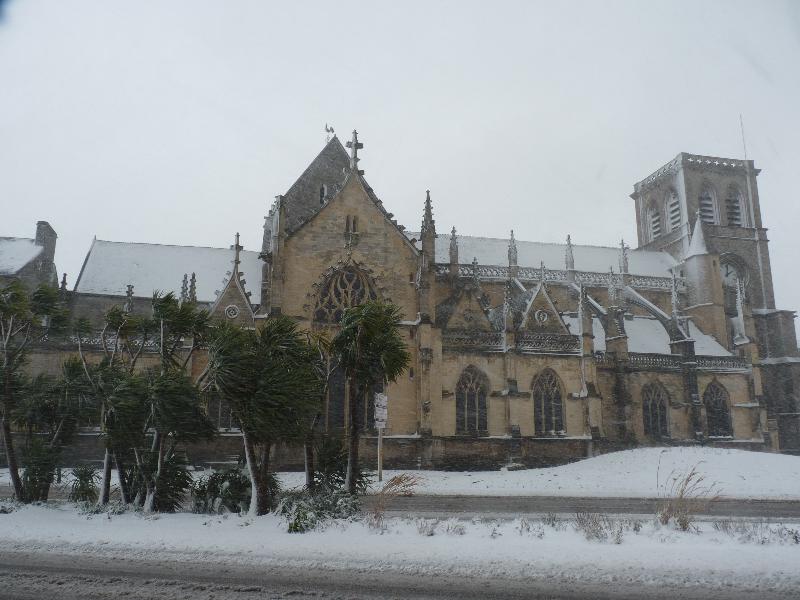 La basilique de la Trinité à Cherbourg. - Caradec