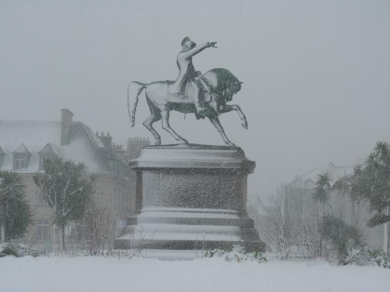 La neige n'effraie pas Napoléon... - Caradec