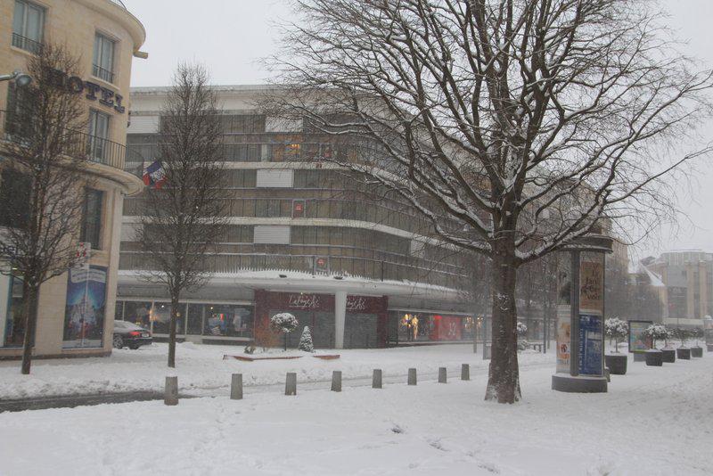 Caen sous la neige, 12 mars 2013.