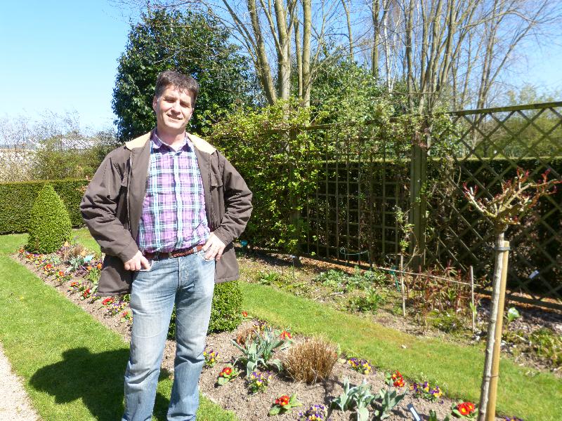 Didier Anquetil pdt de l'association des pépinéristes et horticulteurs de Basse Normandie