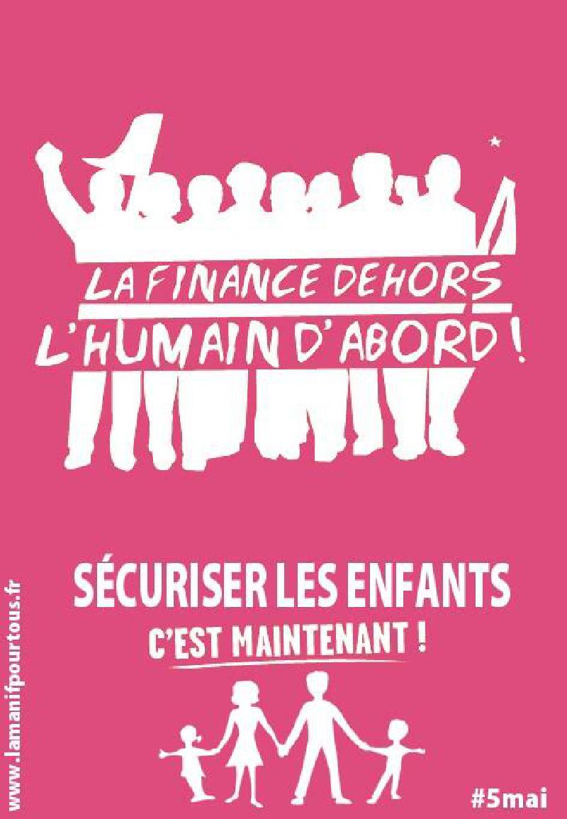 L'affiche du Front de Gauche détournée par la Manif pour Tous - DR.