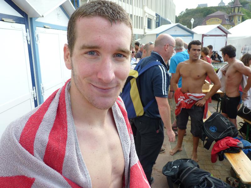 Julien Arot, vainqueur du Tour du Roc à la nage - Photo : LML