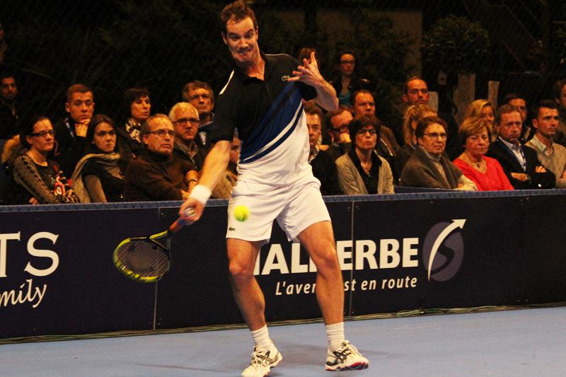 Richard Gasquet à l'Open de tennis de Caen 2013.