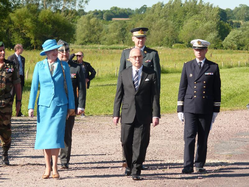 Margrethe II et Bernard Cazeneuve. - Célia Caradec