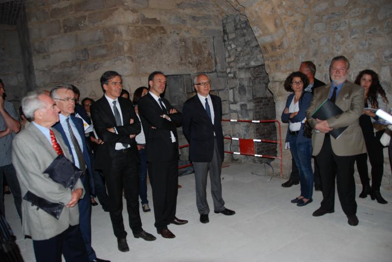 La crypte romane accueillera la première partie de la visite.