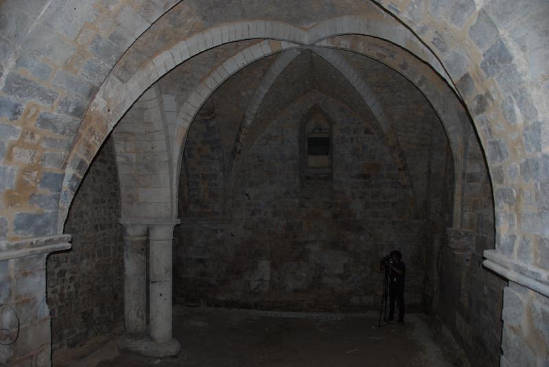 La crypte romane sera recouverte de vidéos, sur les murs, le sol et le plafond.