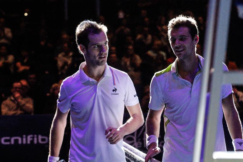 Le public Caennais a assisté à une finale de haut niveau entre Paul Henri Mathieu et Richard Gasquet mercredi soir. - Raphael HALFAOUI