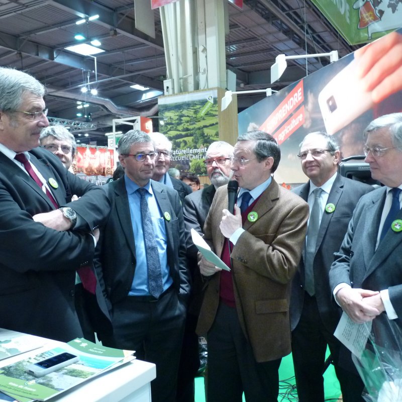 Inauguration par Philippe Bas, vice président du Conseil Général de la Manche. - Célia Caradec