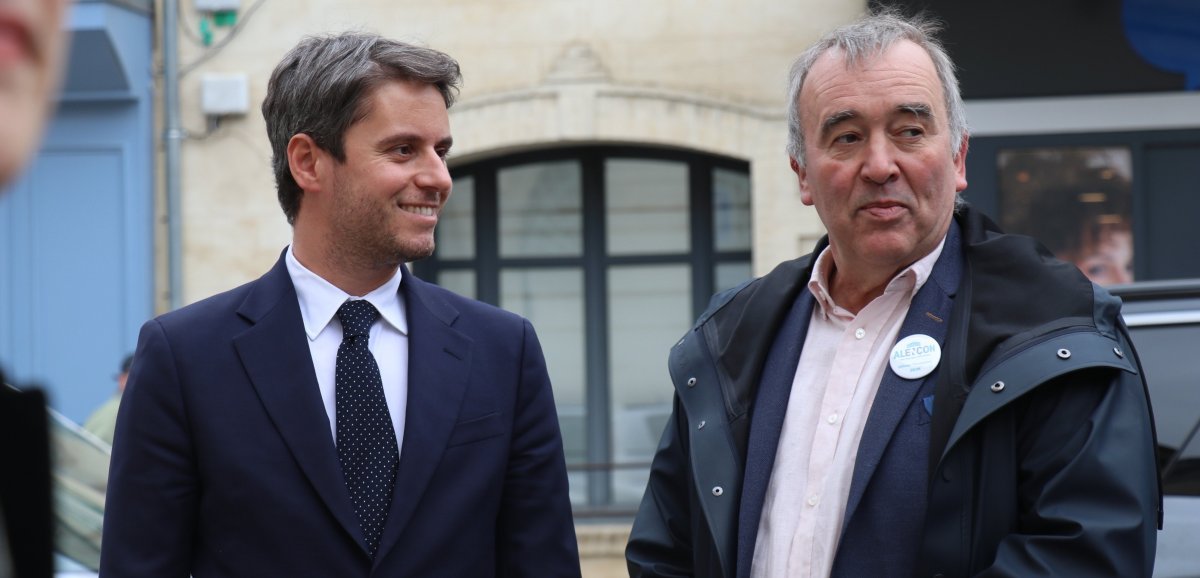 Municipales 2026. L'ancien Premier ministre Gabriel Attal de passage à Alençon
