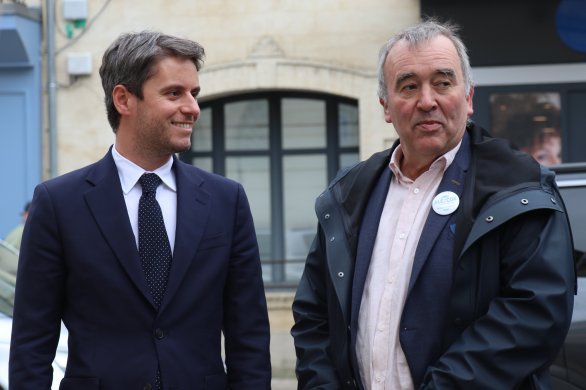 Municipales 2026. L'ancien Premier ministre Gabriel Attal de passage à Alençon
