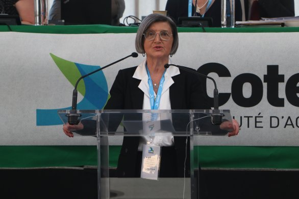 Valognes. Christèle Castelein a été reconduite à la présidence de l'Agglomération du Cotentin, malgré une séance sous tension